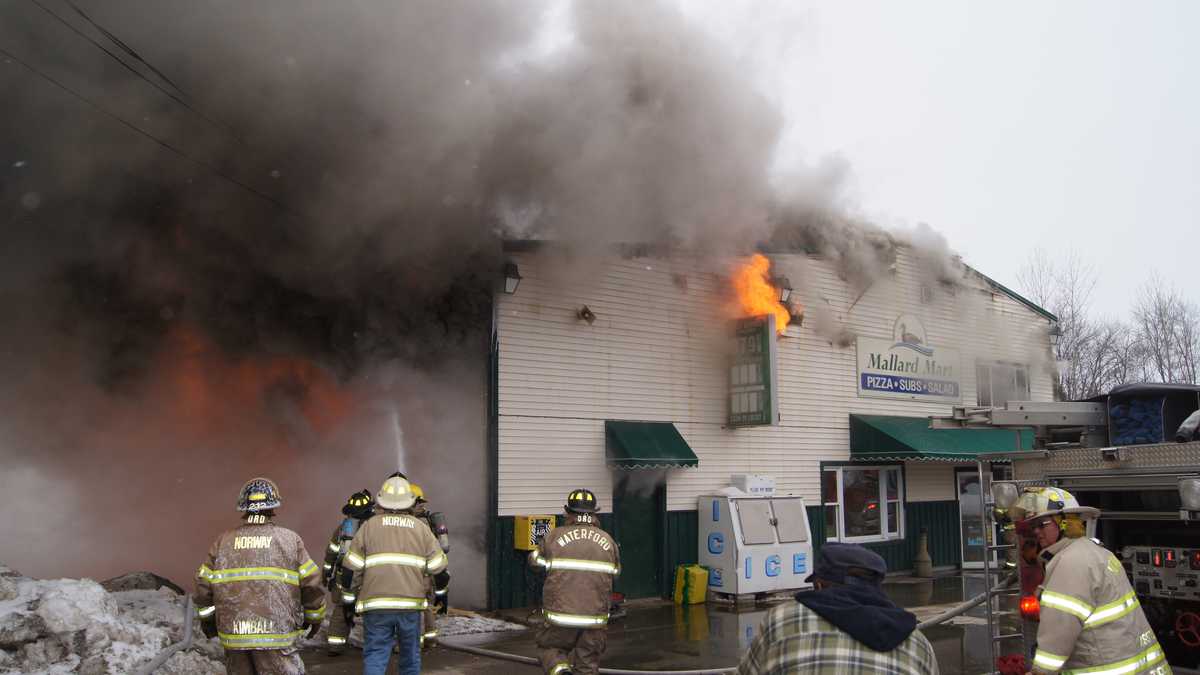 Photos Fire destroys Oxford County store