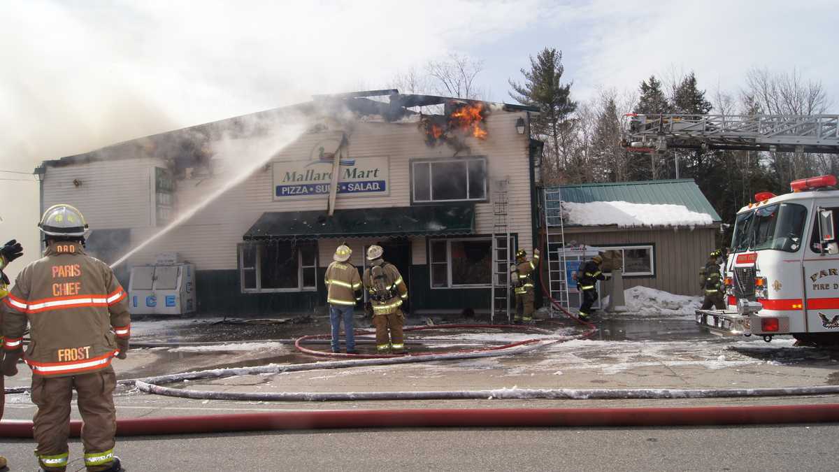 Photos Fire destroys Oxford County store