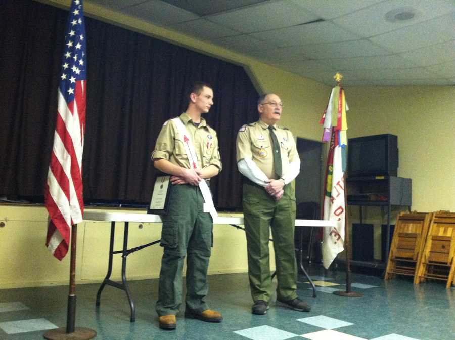 Maine Boy Scout receives rare heroism award