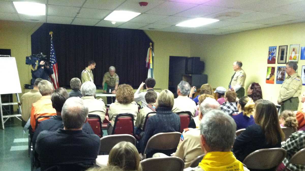 Maine Boy Scout receives rare heroism award