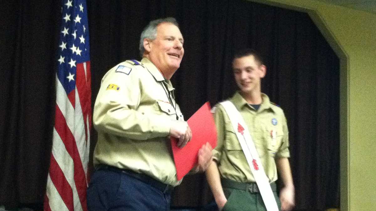 Maine Boy Scout receives rare heroism award