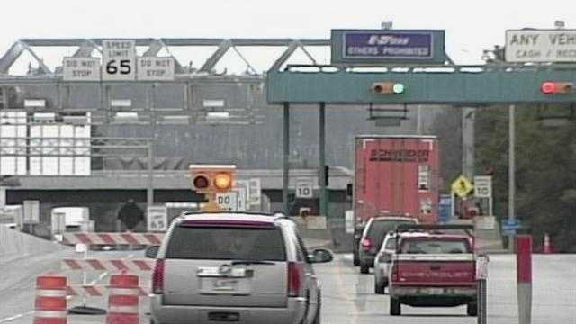 A big change to the tolls along the Maine Turnpike. The New Gloucester toll plaza's high speed tolling lanes are open for business. News 8's Norm Karkos takes a closer look.