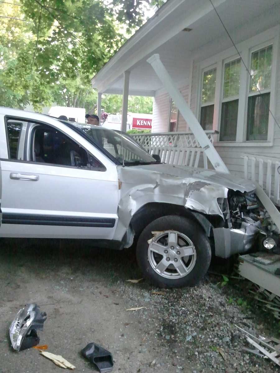 Photos Car crashes into Kennebunk apartment building