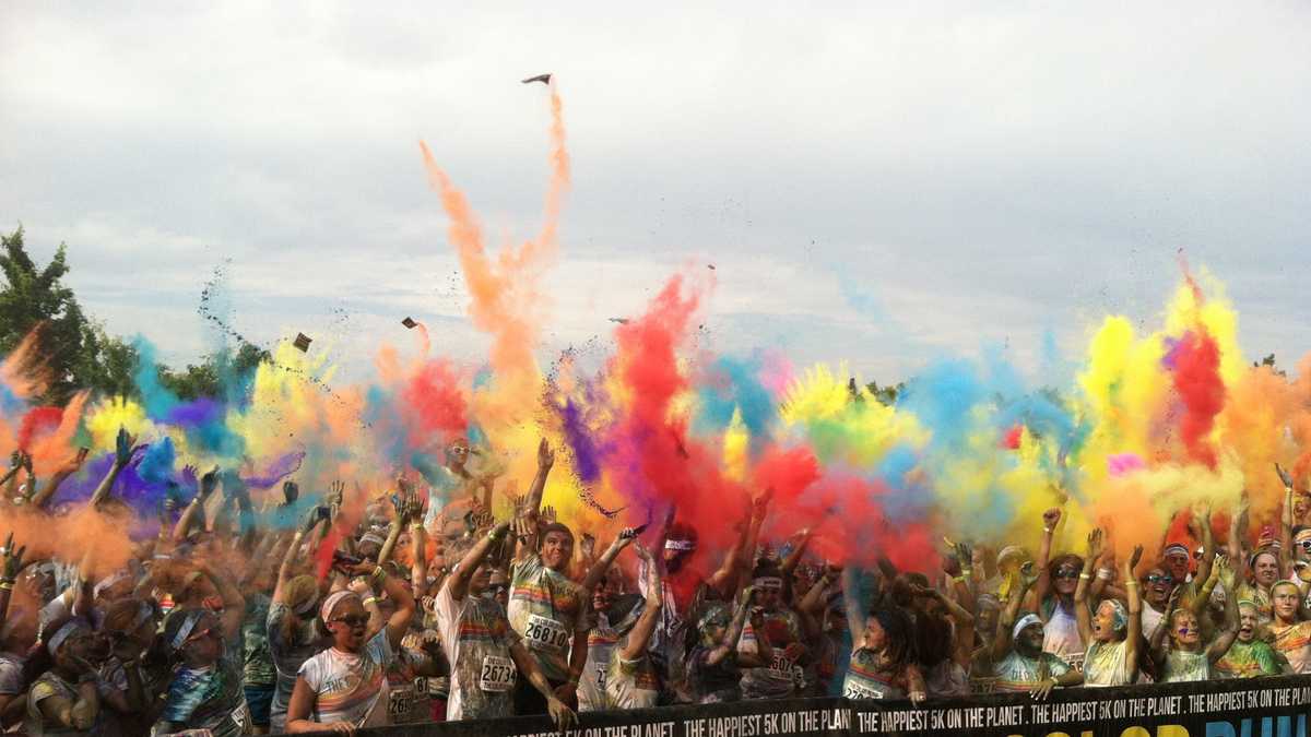 Photos: The Color Run paints runners through South Portland