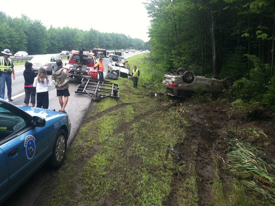 Photos: One hurt in Freeport crash