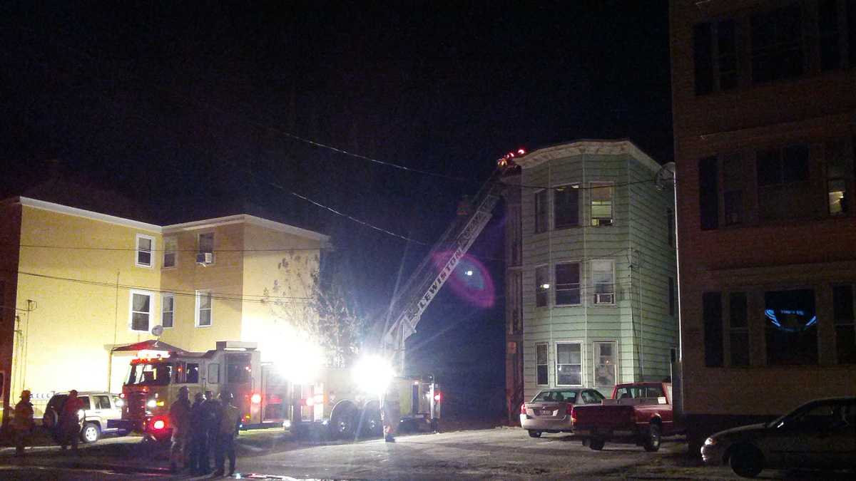 Photos Lewiston apartment fire