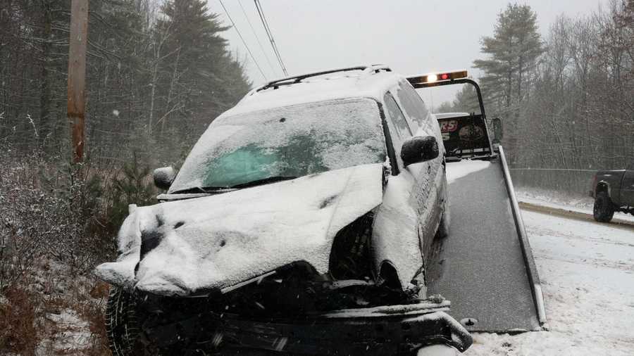No one was seriously hurt in a head-on crash on Route 35 in Standish on Monday.