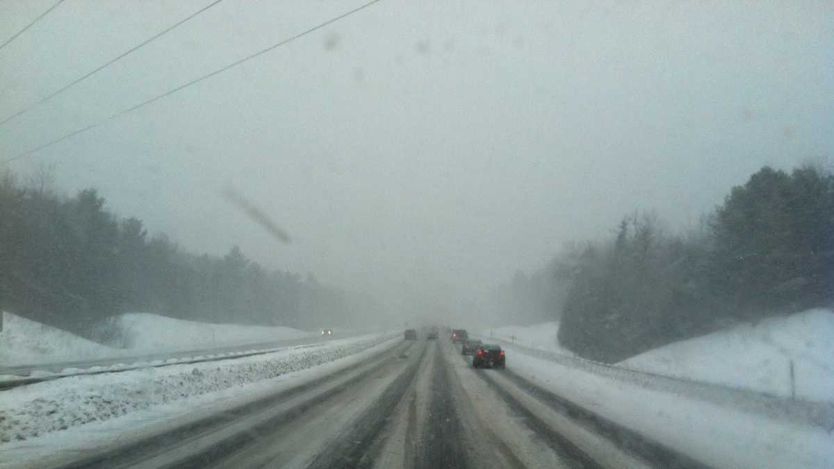 Photos: Storm brings quick, intense snow