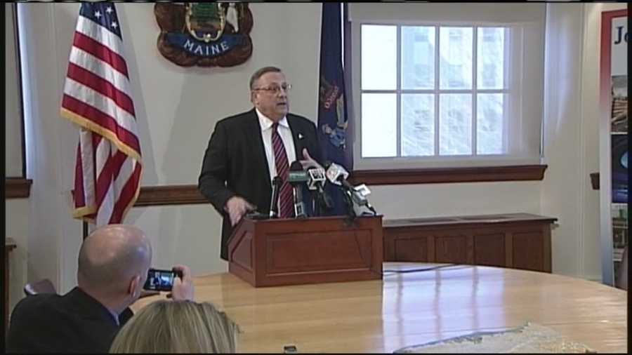 Governor LePage says he's crafting a plan to put money back in the state's rainy day fund after the legislature voted to take money out for municipal revenue sharing. WMTW News 8's Paul Merrill reports.