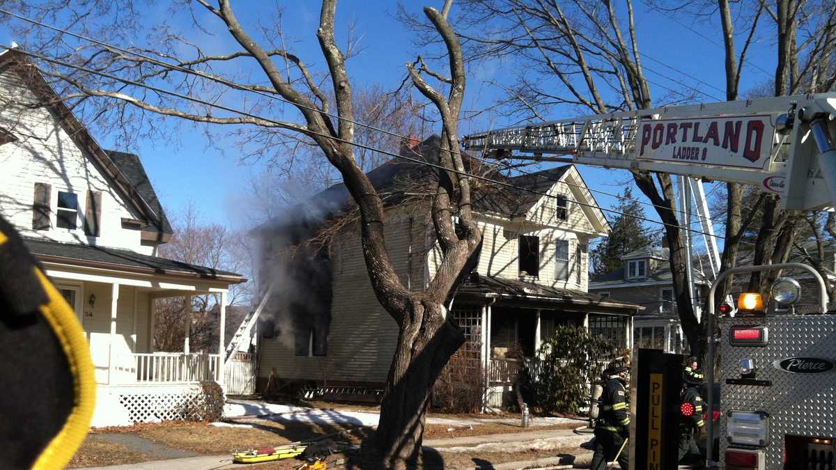 Photos: Crews battle fire in Portland