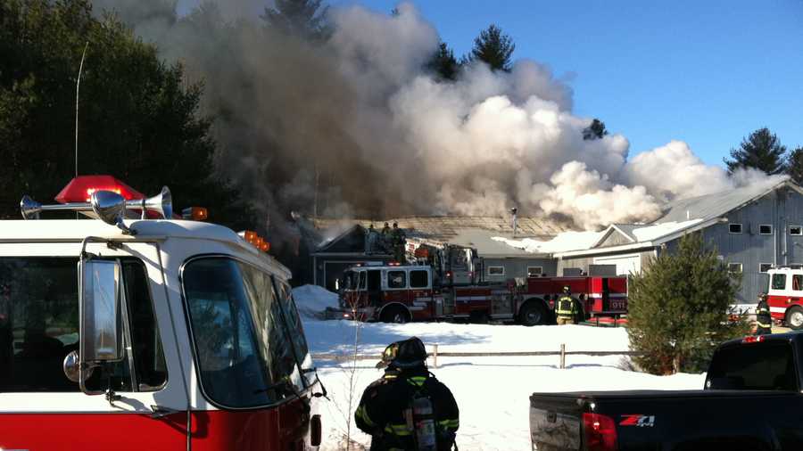 Fire heavily damages Gorham