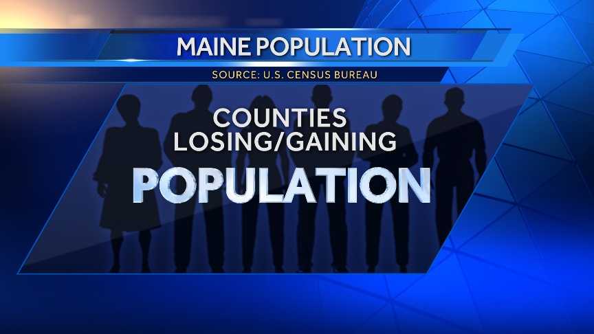 The U.S. Census Bureau has released new data on Maine's population change from 2012 to 2013. Click through to see which Maine counties gained and lost population.