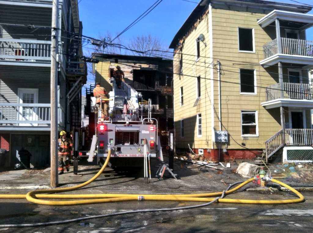 Photos: Crews Battle Lewiston Fires