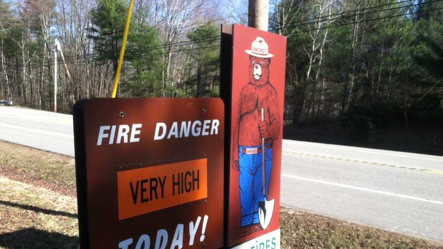 fire danger sign