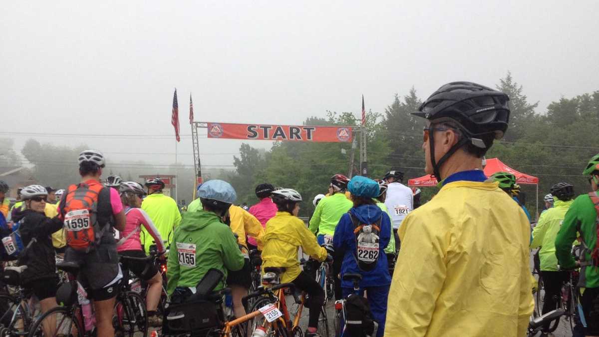 Trek Across Maine under way