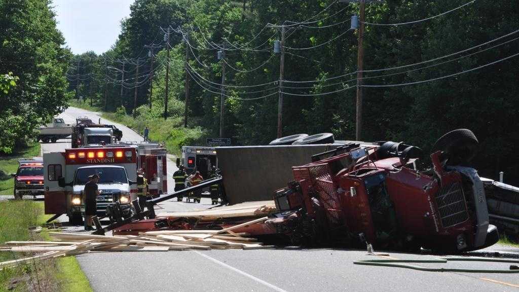 Standish crash sends several to hospital