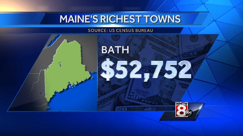 New Data Maine's Richest Towns