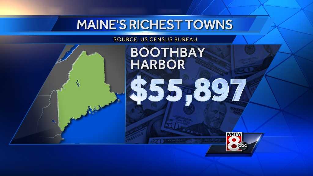 New Data Maine's Richest Towns