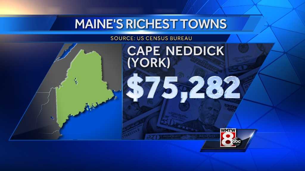 New Data Maine's Richest Towns