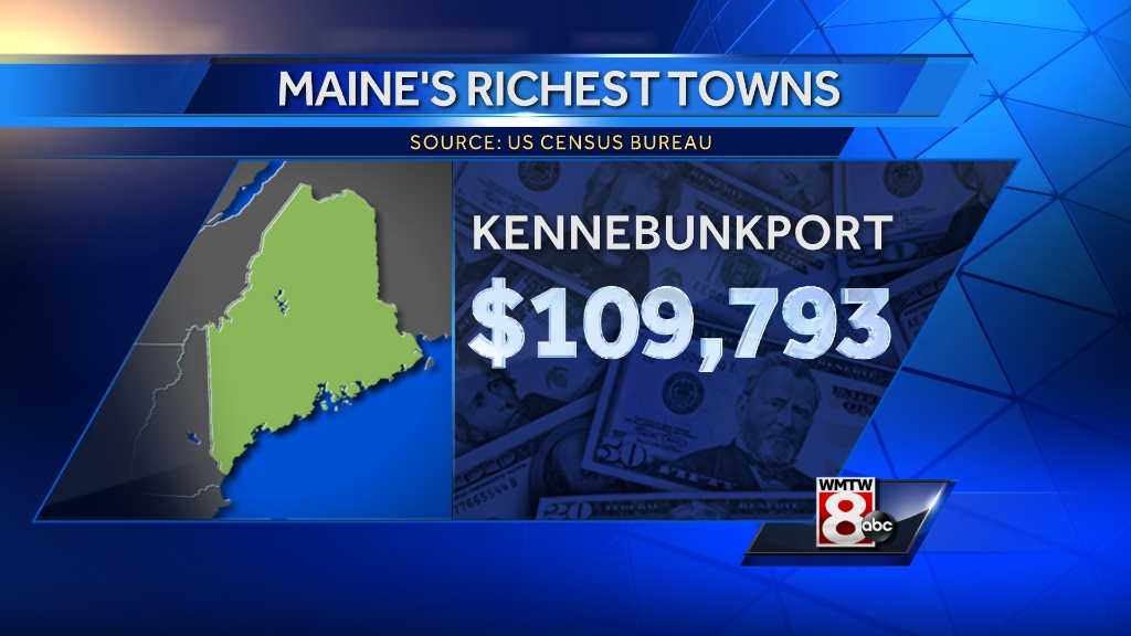 New Data Maine's Richest Towns