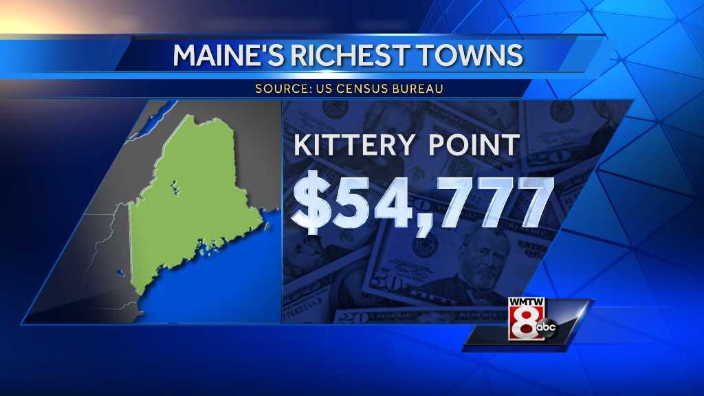 New Data Maine's Richest Towns