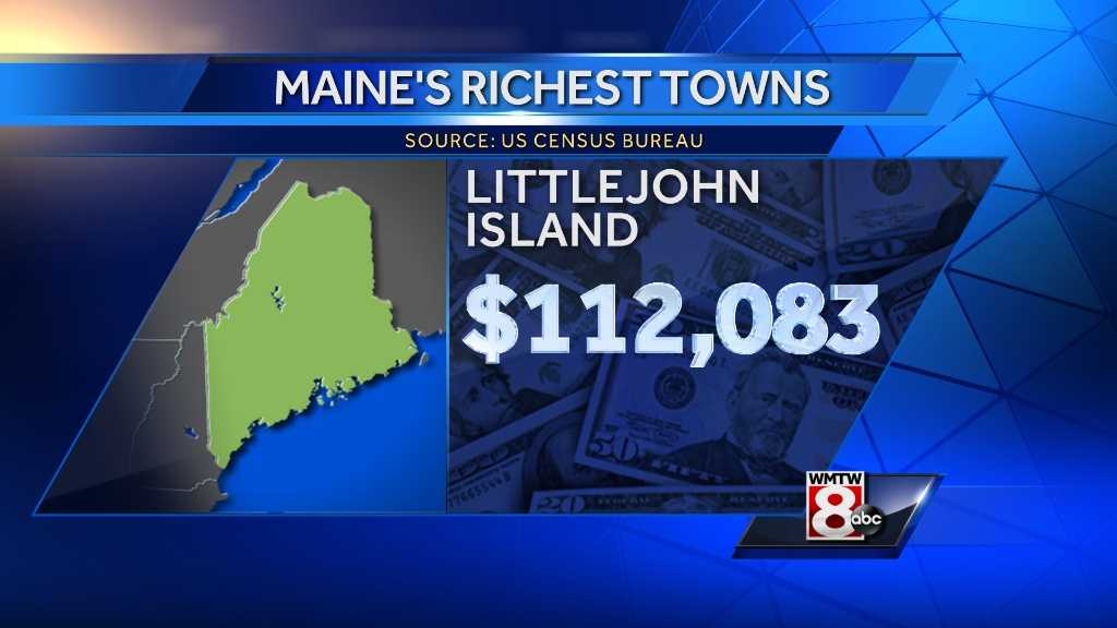 New Data Maine's Richest Towns