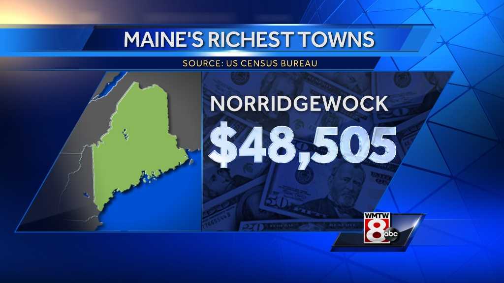 New Data Maine's Richest Towns