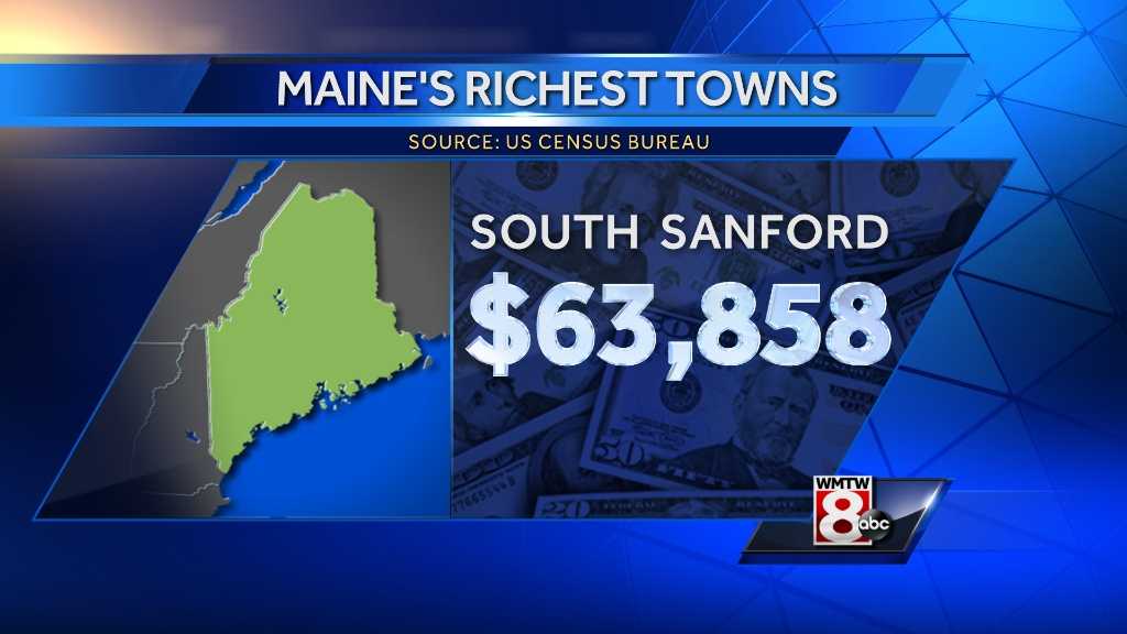 New Data Maine's Richest Towns