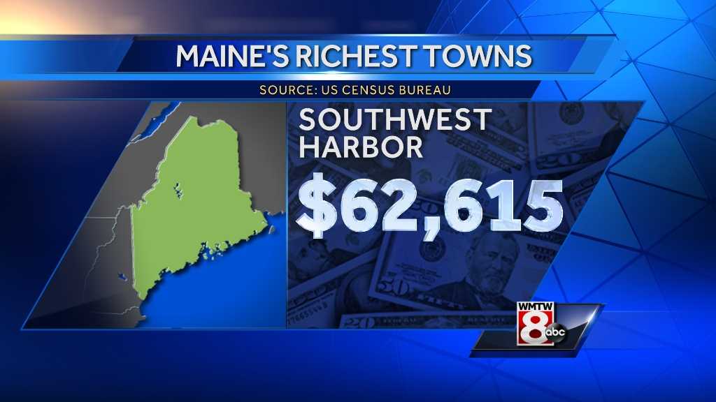 New Data Maine's Richest Towns