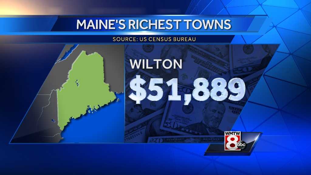 New Data Maine's Richest Towns