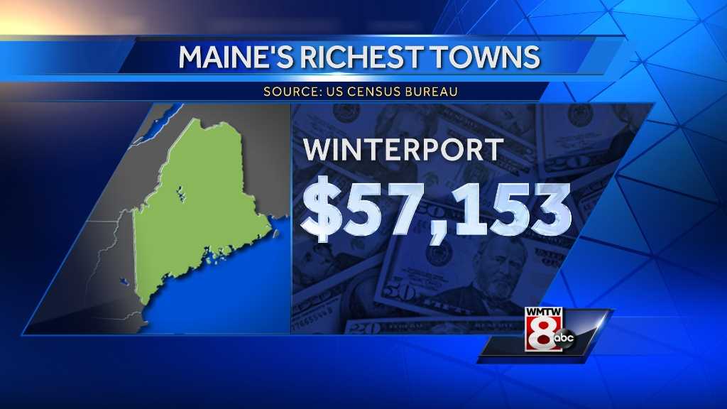 New Data Maine's Richest Towns