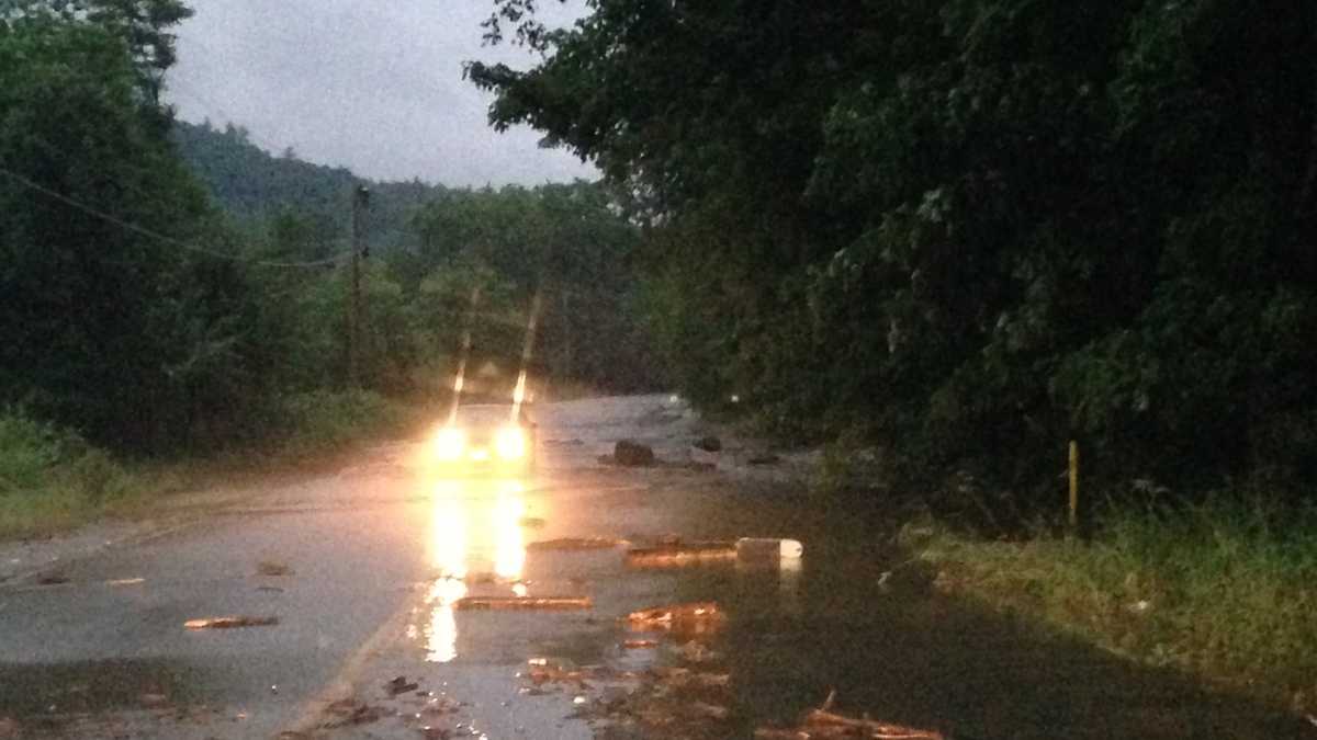 Photos Thunderstorms cause damage across Maine