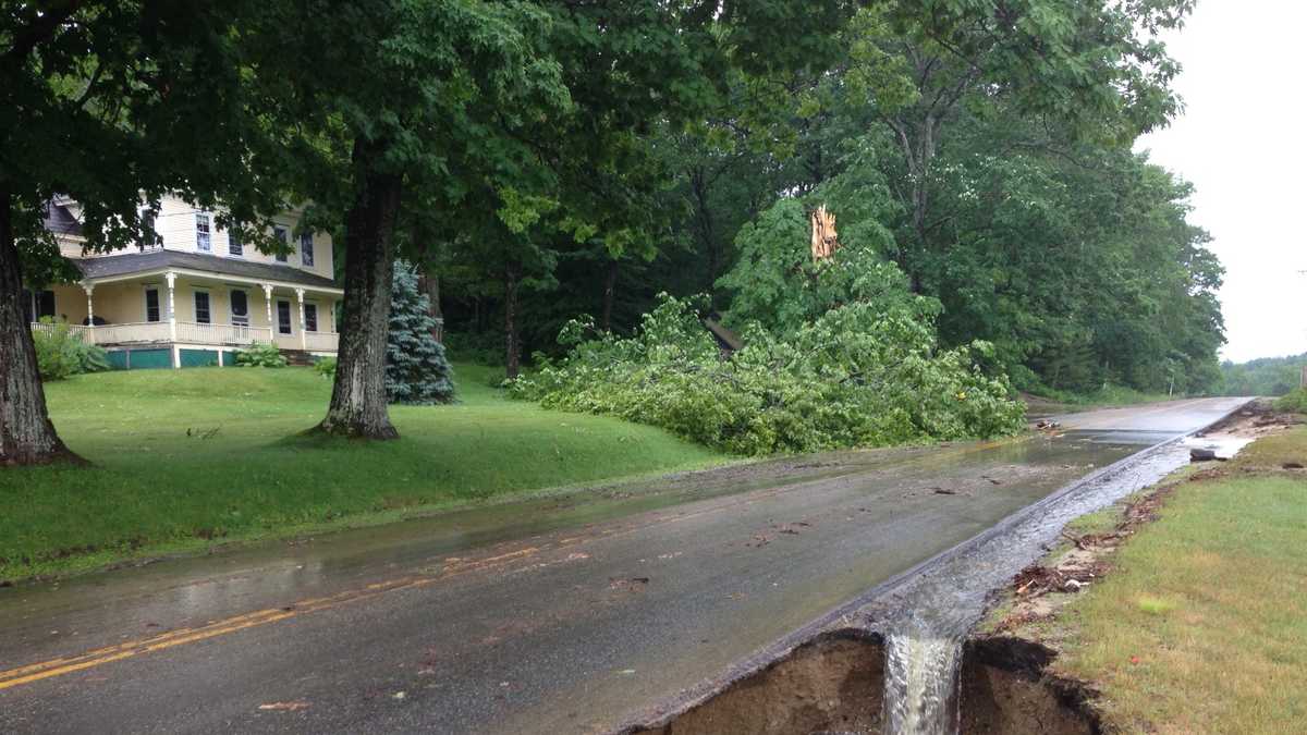 Photos Thunderstorms cause damage across Maine