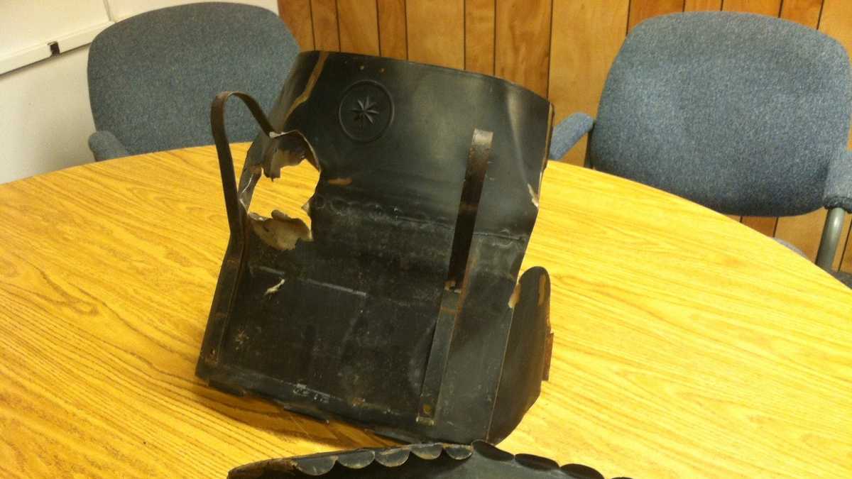 Photos Bomb inside church mailbox explodes