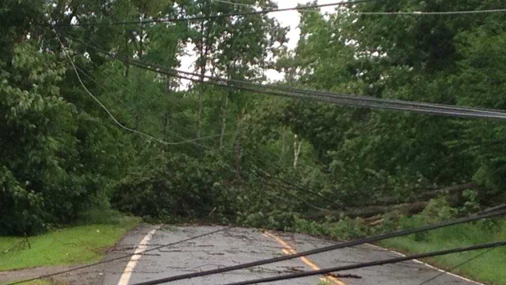 Photos: Powerful storm slams St. Albans