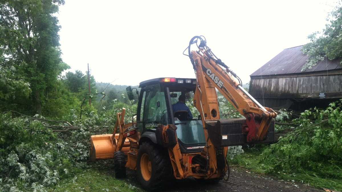 Storm rips through Buckfield