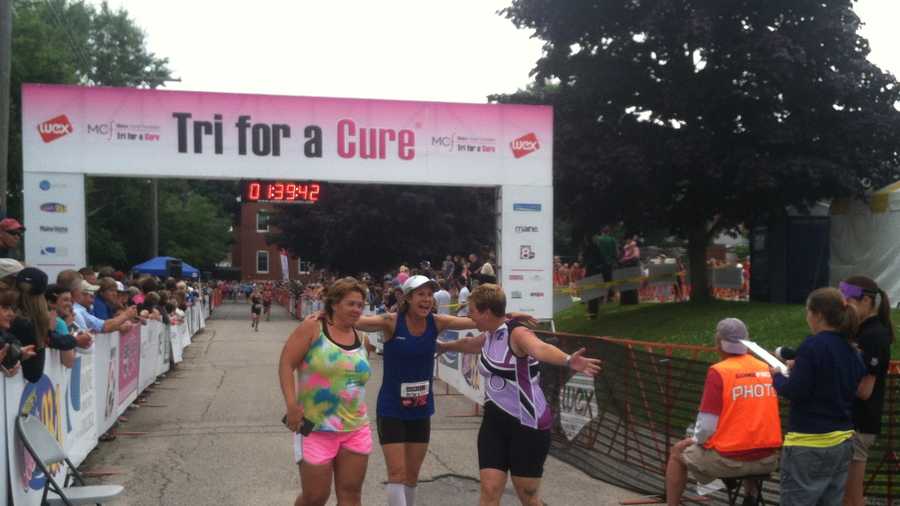 Hundreds compete in Tri for a Cure to benefit cancer research