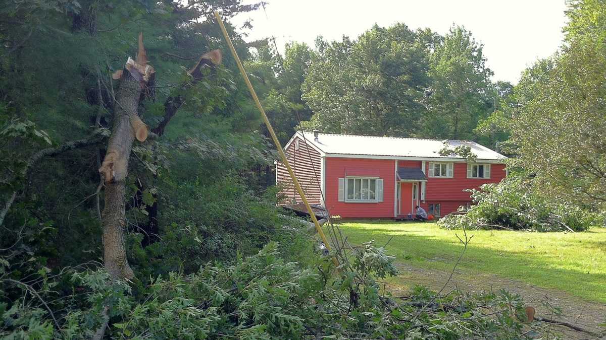 National Weather Service says tornado touched down in Limington