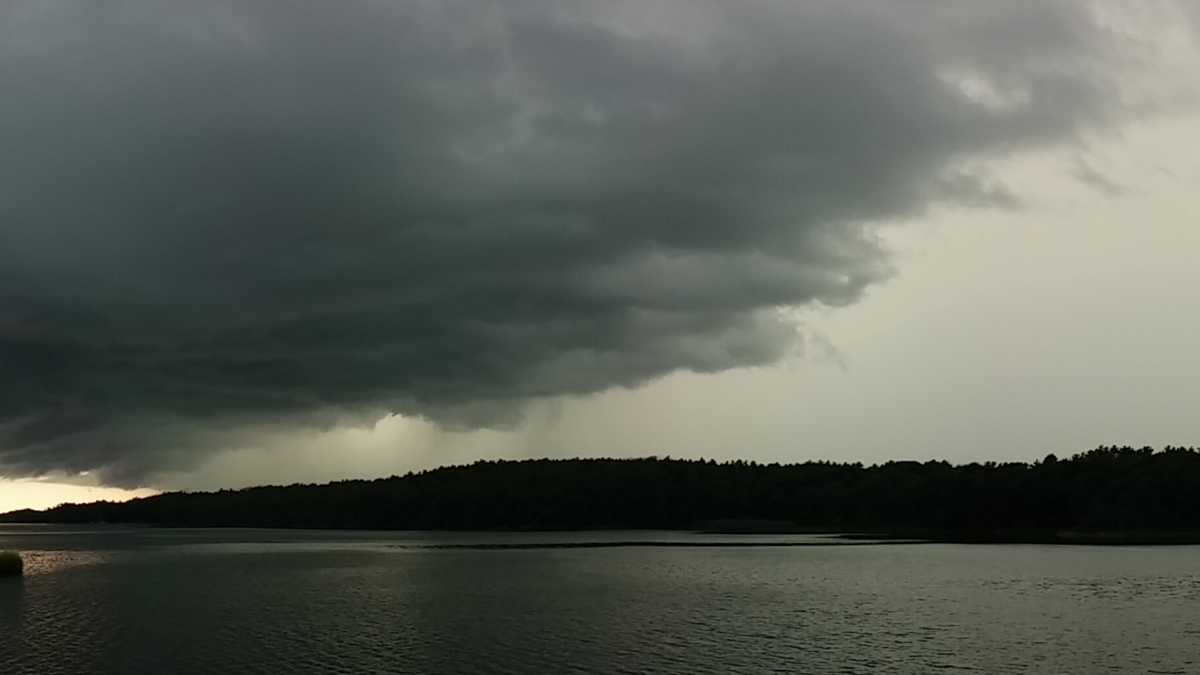 Photos Thunderstorms move through Maine