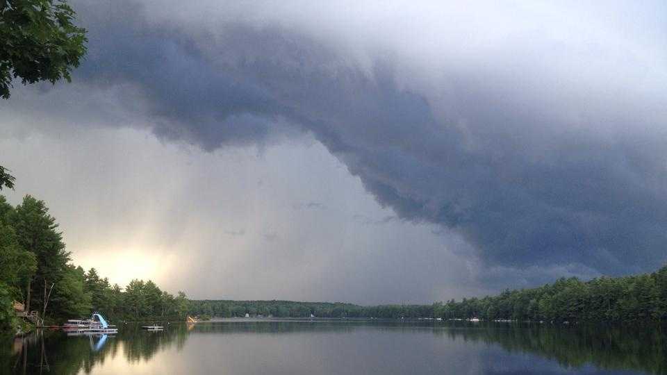 Photos Thunderstorms move through Maine