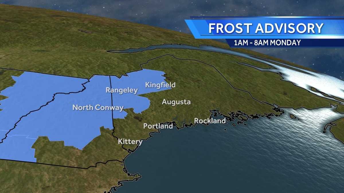 Frost advisory issued for parts of Maine, N.H.