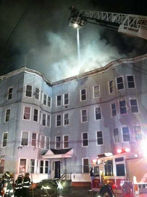 Photos: Fire Rips Through Lewiston Apartment Building