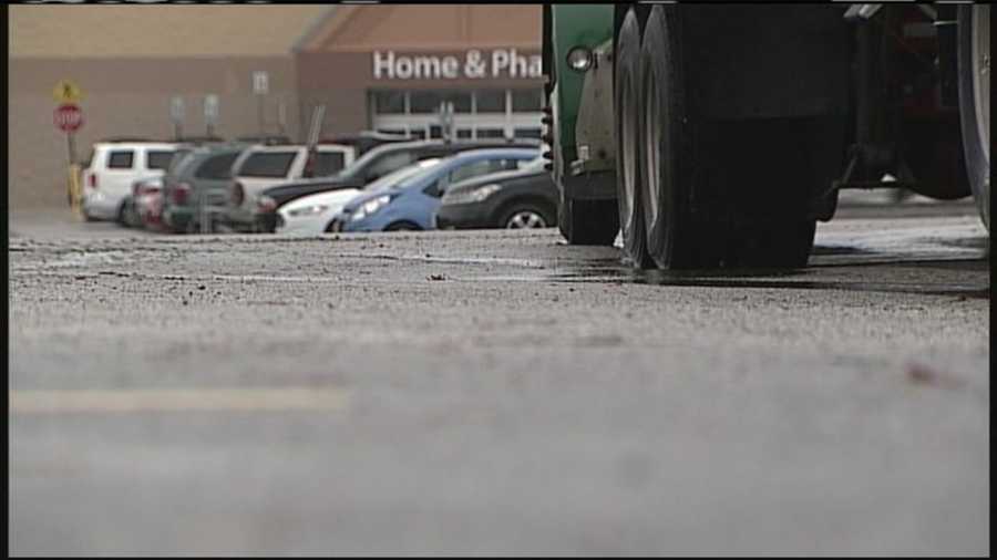 Investigators said a woman was hit and killed by a tractor-trailer early Thursday morning at the Walmart parking lot on Mount Auburn Avenue.