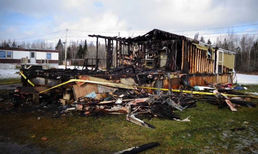 Photos Four killed in northern Maine fire