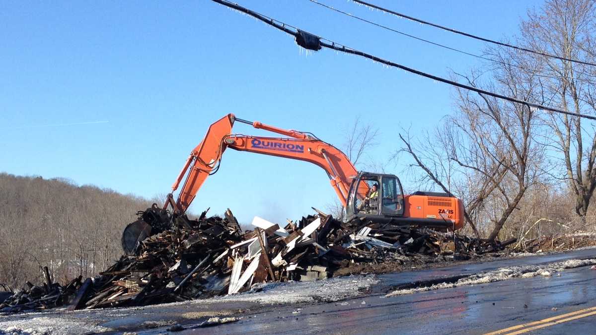 Photos Crews battle massive Augusta fire
