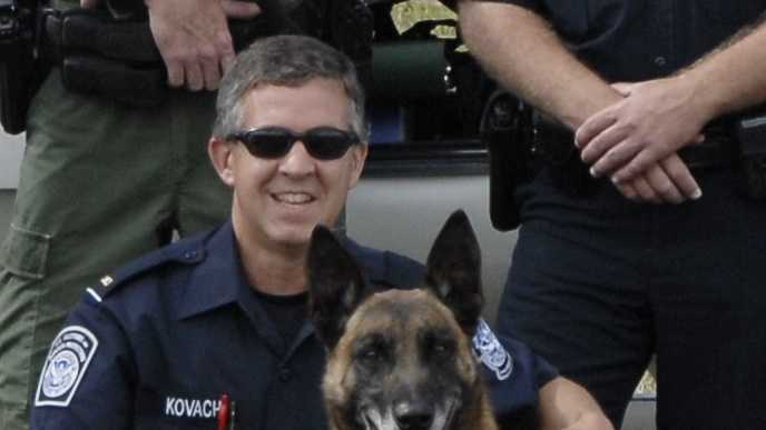 Photos: Police K9 receives final salute