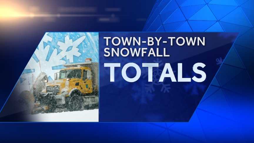 While our weekend storm wasn't a blockbuster, it dropped a fresh coating of snow across much of Maine. Check out which towns got the most snow from the storm. The towns are listed alphabetically.