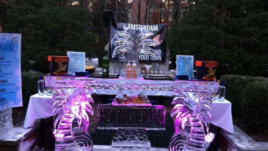 Ice bar open at Portland hotel