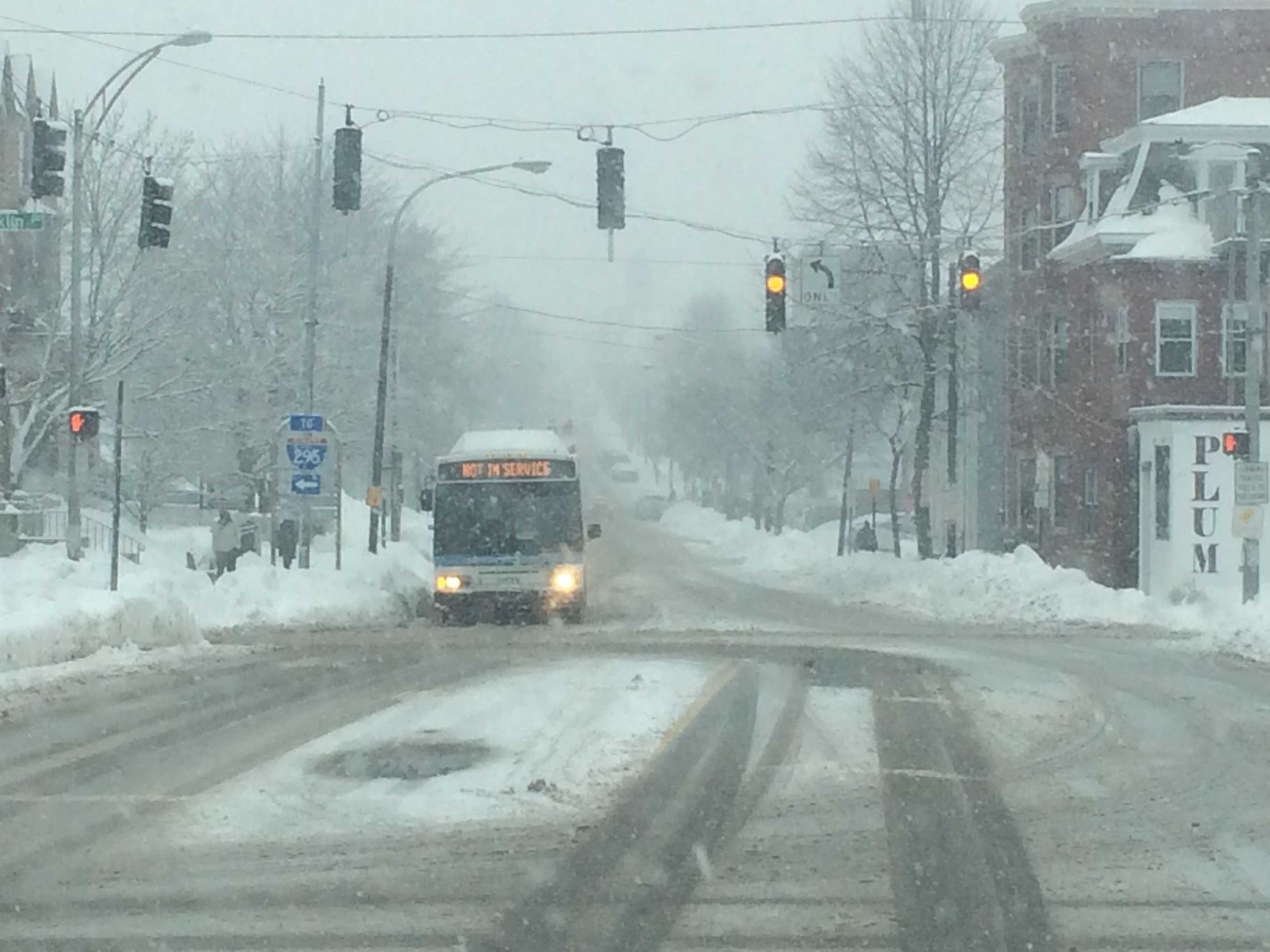 Photos: Snow Returns To Maine