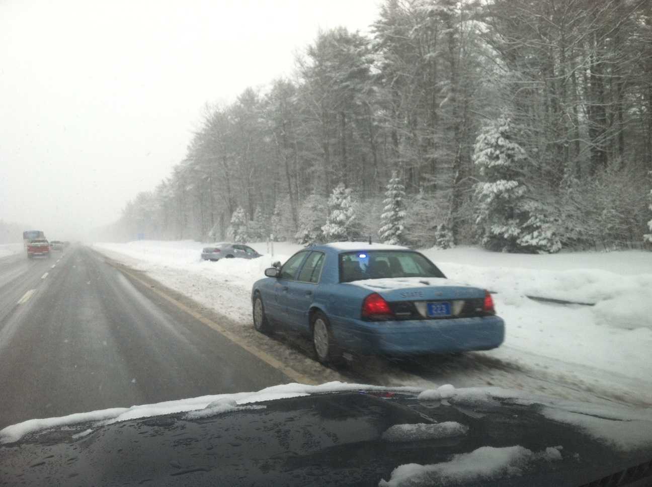 Photos: Snow Returns To Maine